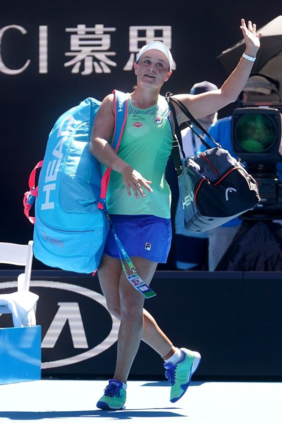 Ashleigh Barty bowed out of the tournament 