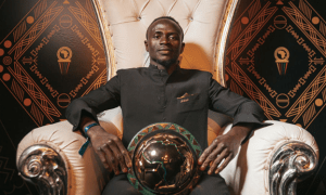 chair, sadio mane, africa best player trophy
